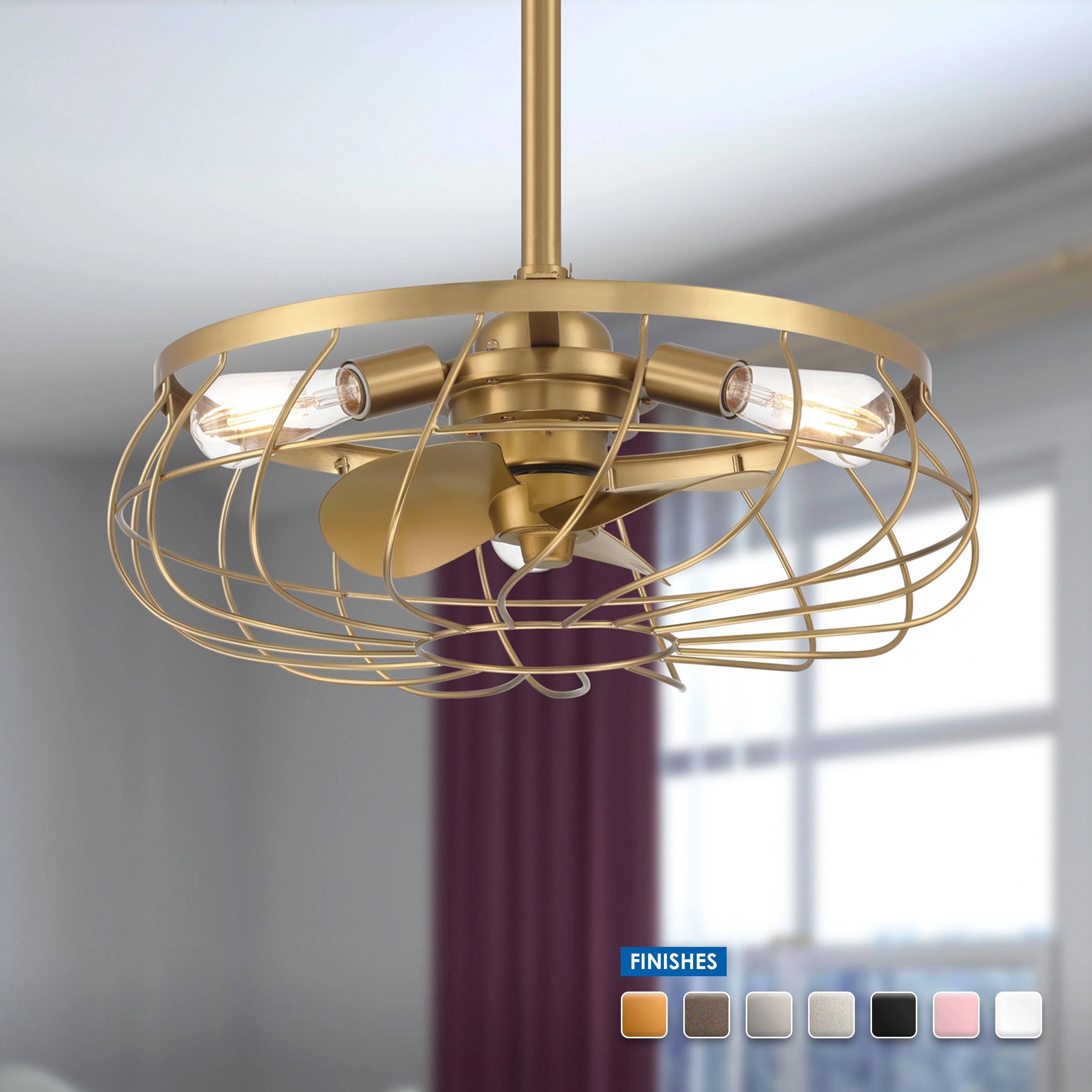Santiago fandelier ceiling fan collection