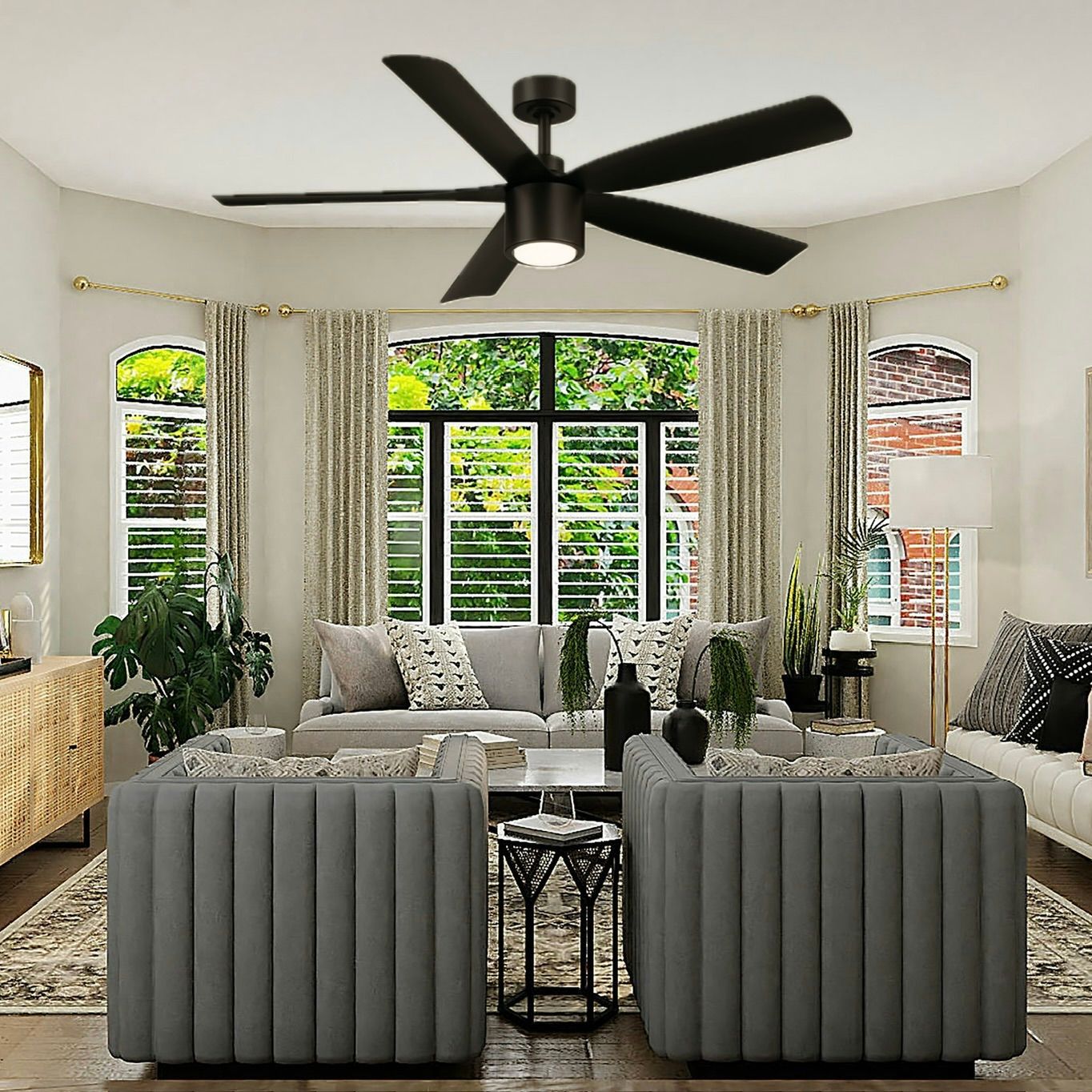 5 Blade modern ceiling fans