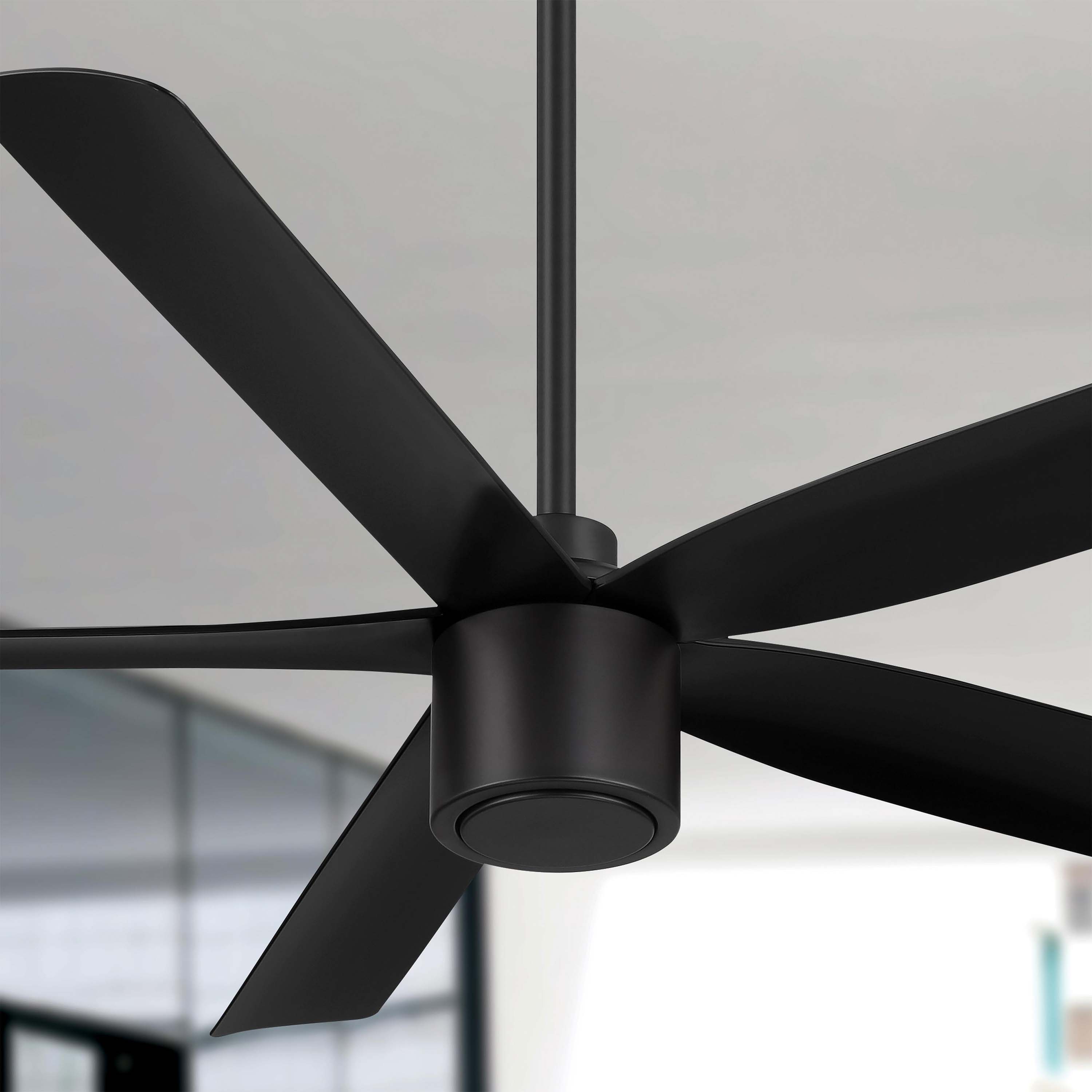 60-inch RAVIAN 5-blade ceiling fan with sleek modern design and remote control