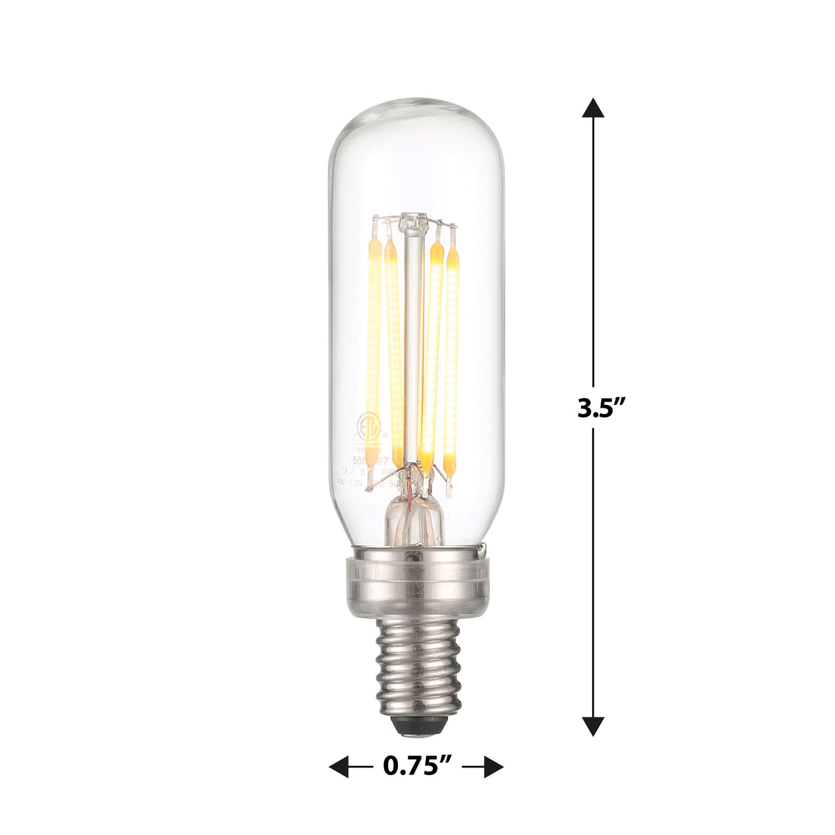 4 Watt LED Vintage Style T6 Light Bulb
