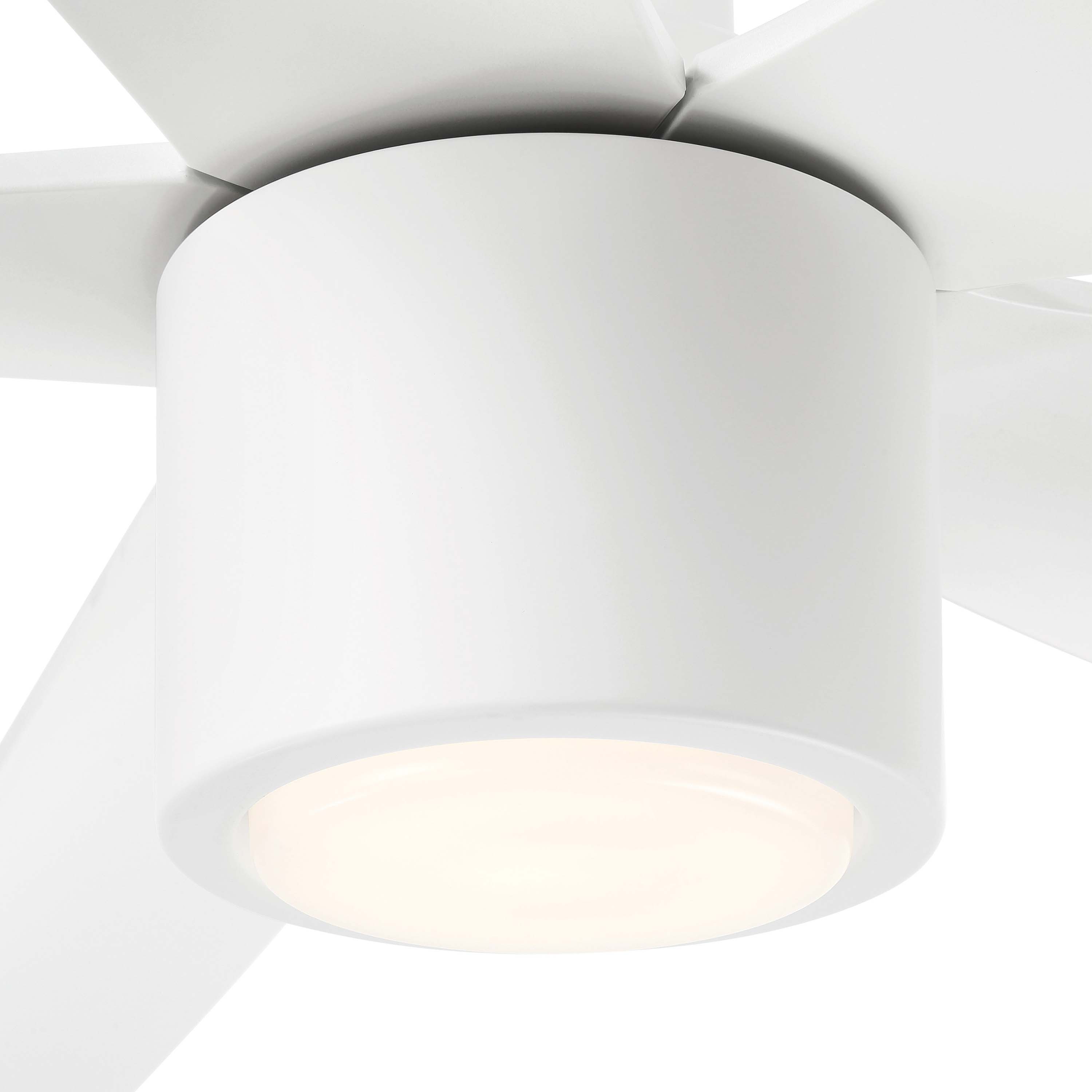 detailed image of LED light on RAVIAN® 72" 5-Blade Large Ceiling Fan