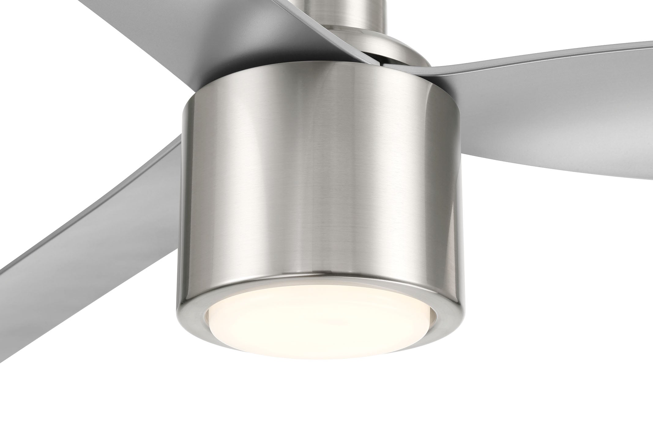 LED light kit for Modern Ravian 52 inch Ceiling Fan in Brushed Nickel #finishes_brushed nickel
