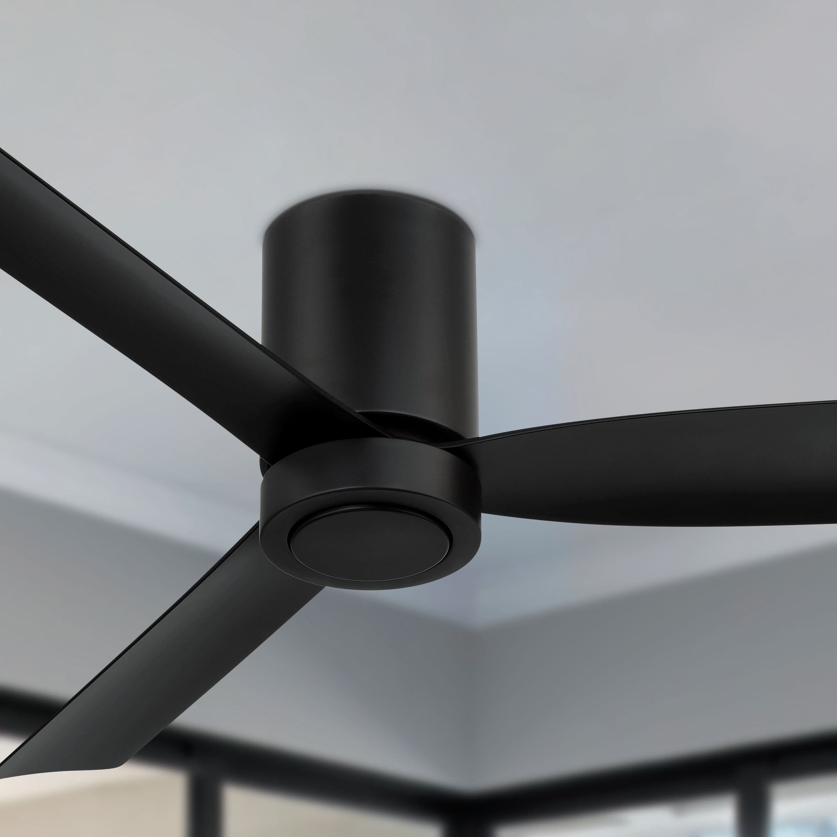 Cormac low profile Ceiling fan in Matte Black - 3 - 0#finishes_matte black