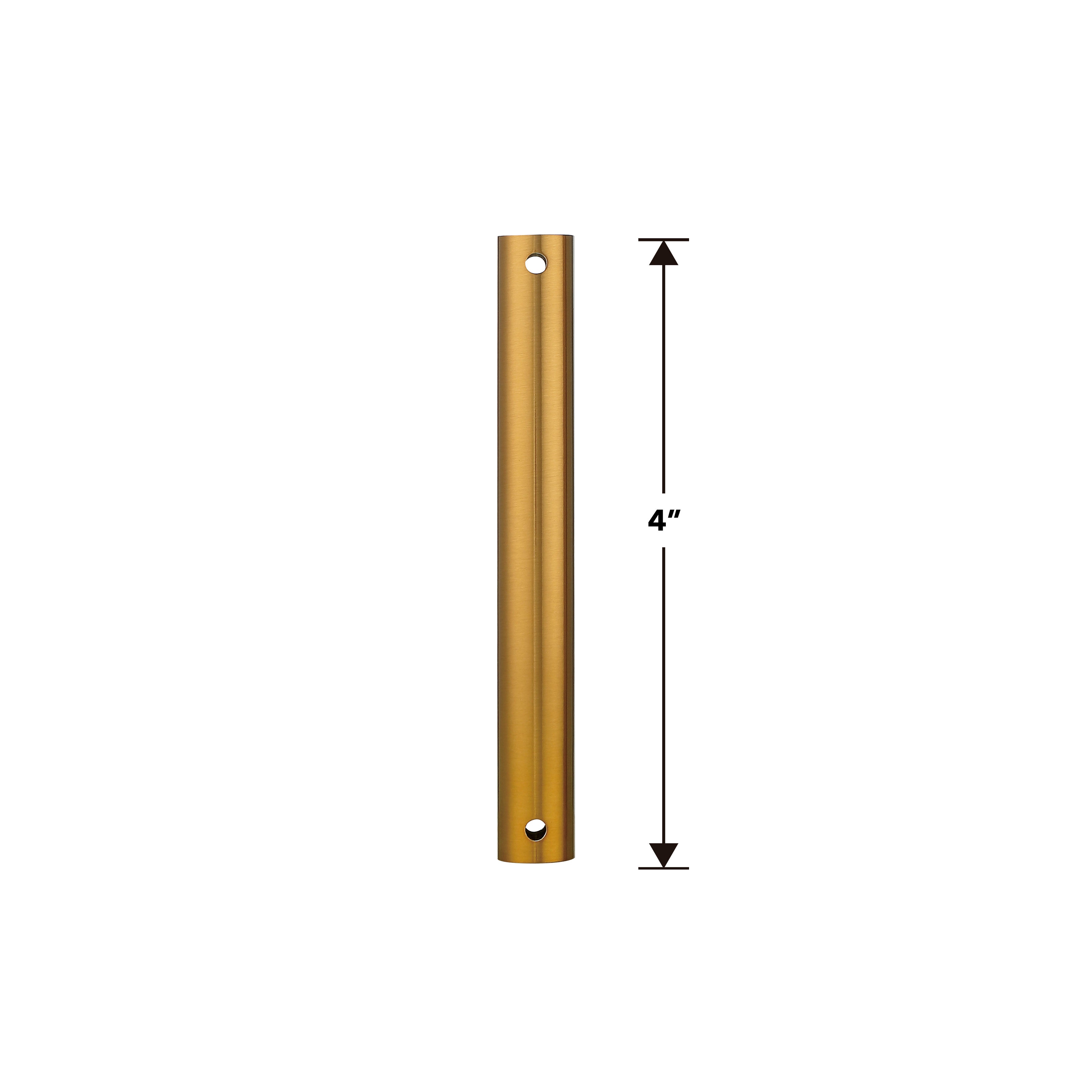 Steel Fandelier Downrod | Aged Brass