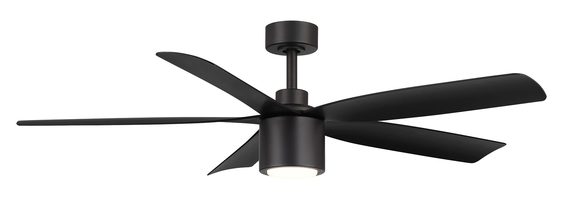 Modern Ravian 52 inch Ceiling Fan with LED light in Matte Black
#finishes_matte black