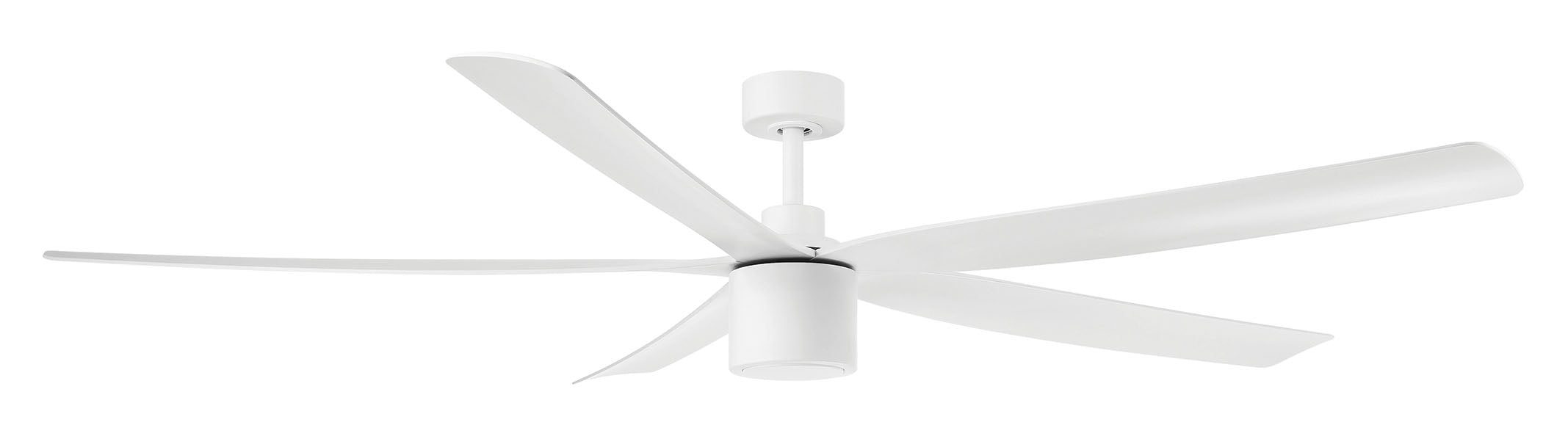 RAVIAN® 72" 5-Blade Large Ceiling Fan in matte white #finishes_matte white