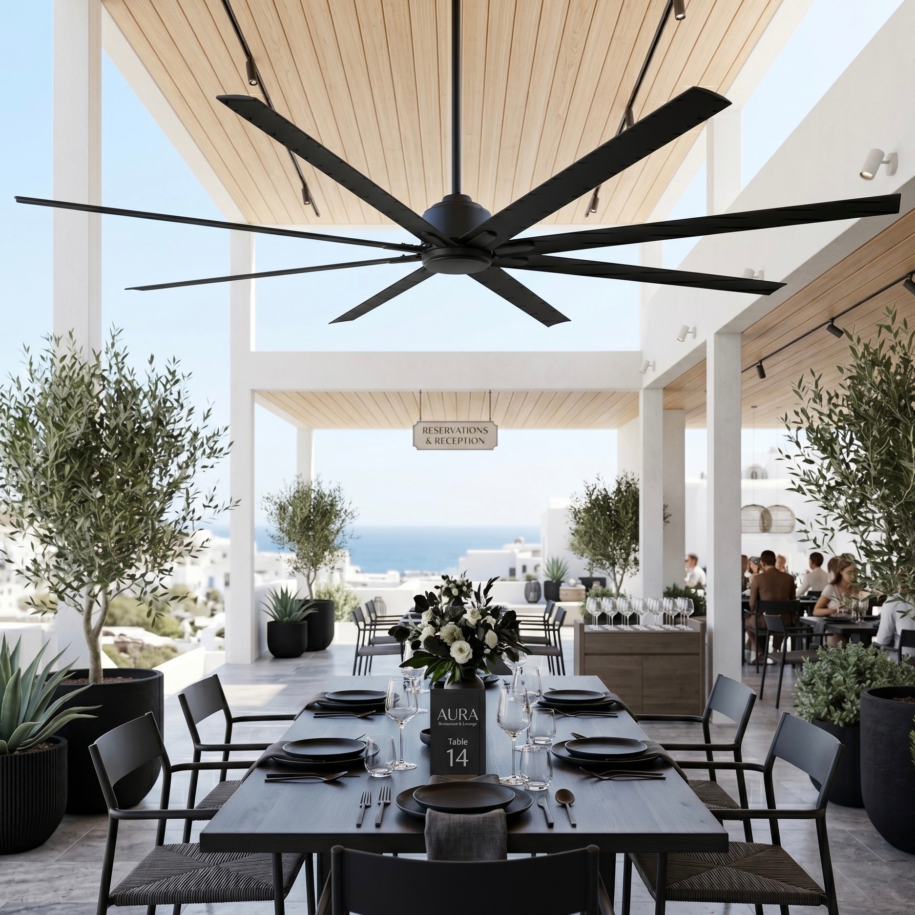 ORCA H₂O® 100" 8-Blade Ceiling Fan