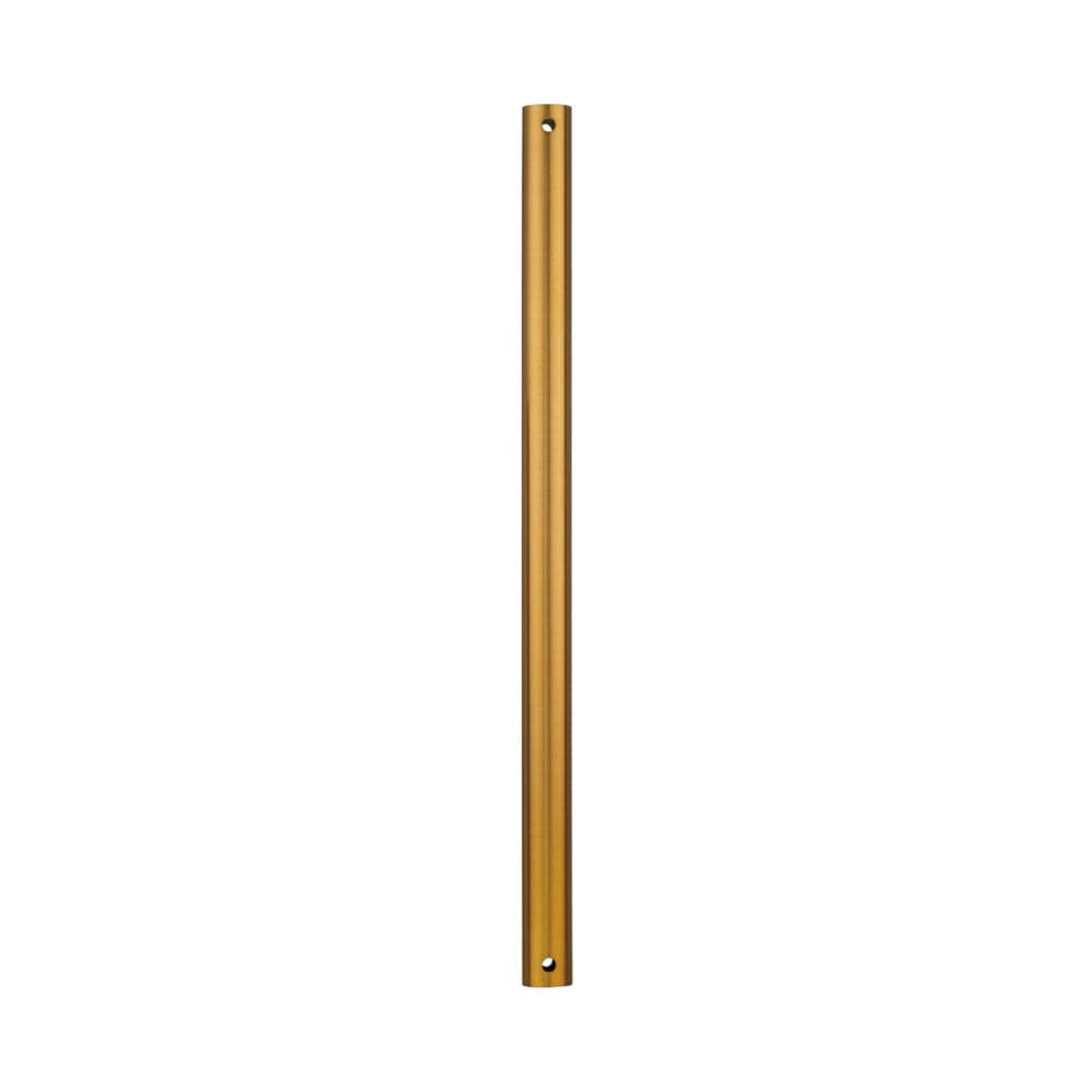 Steel Fandelier Downrod | Fan Extension Rod | Brushed Satin Brass