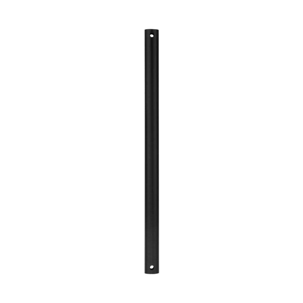 steel downrod for fandelier in matte black