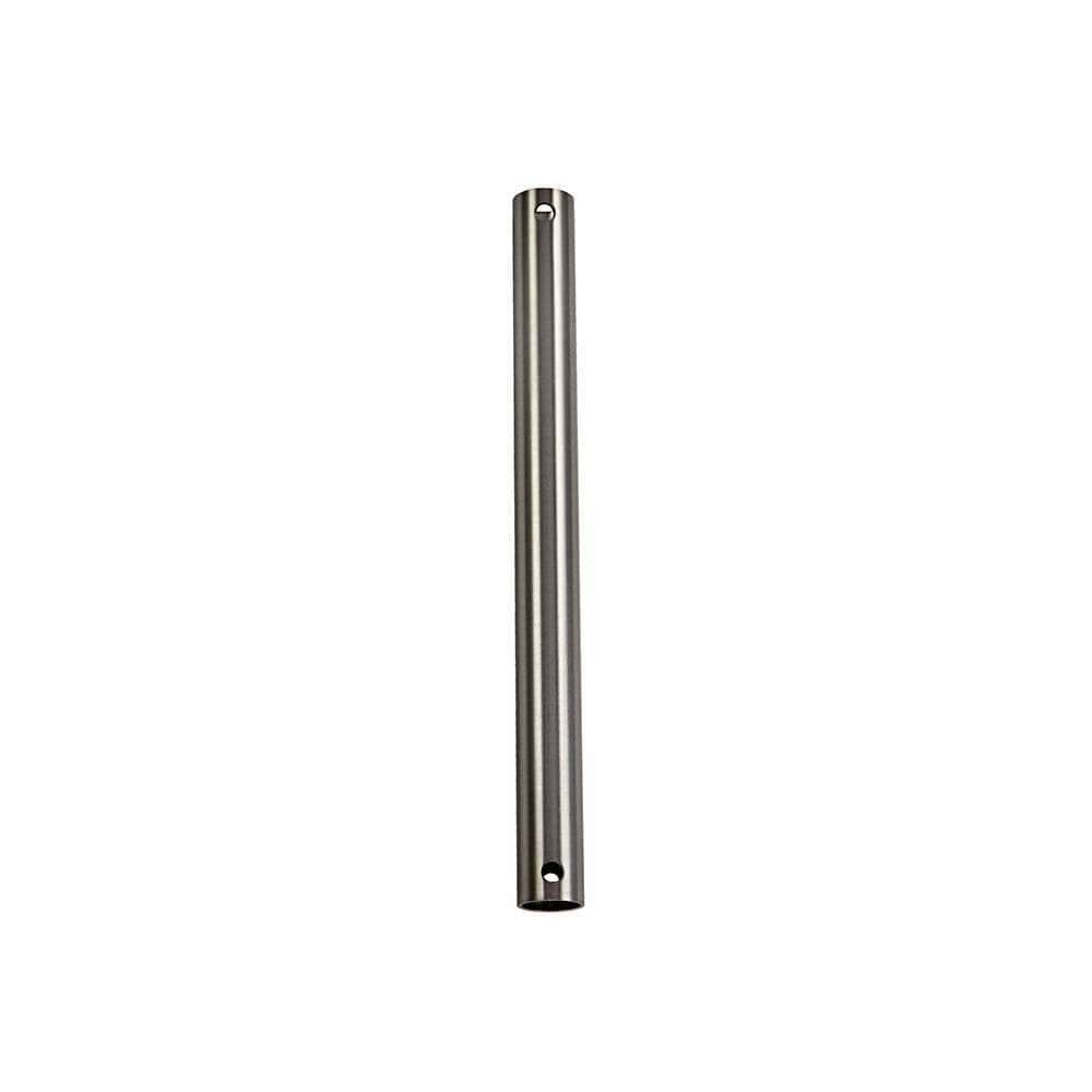 steel downrod for fandelier in brushed nickel