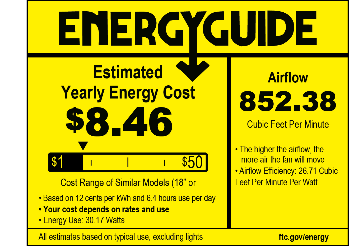 SANTIAGO® 22" Caged Ceiling Fan - Matte Black Finish