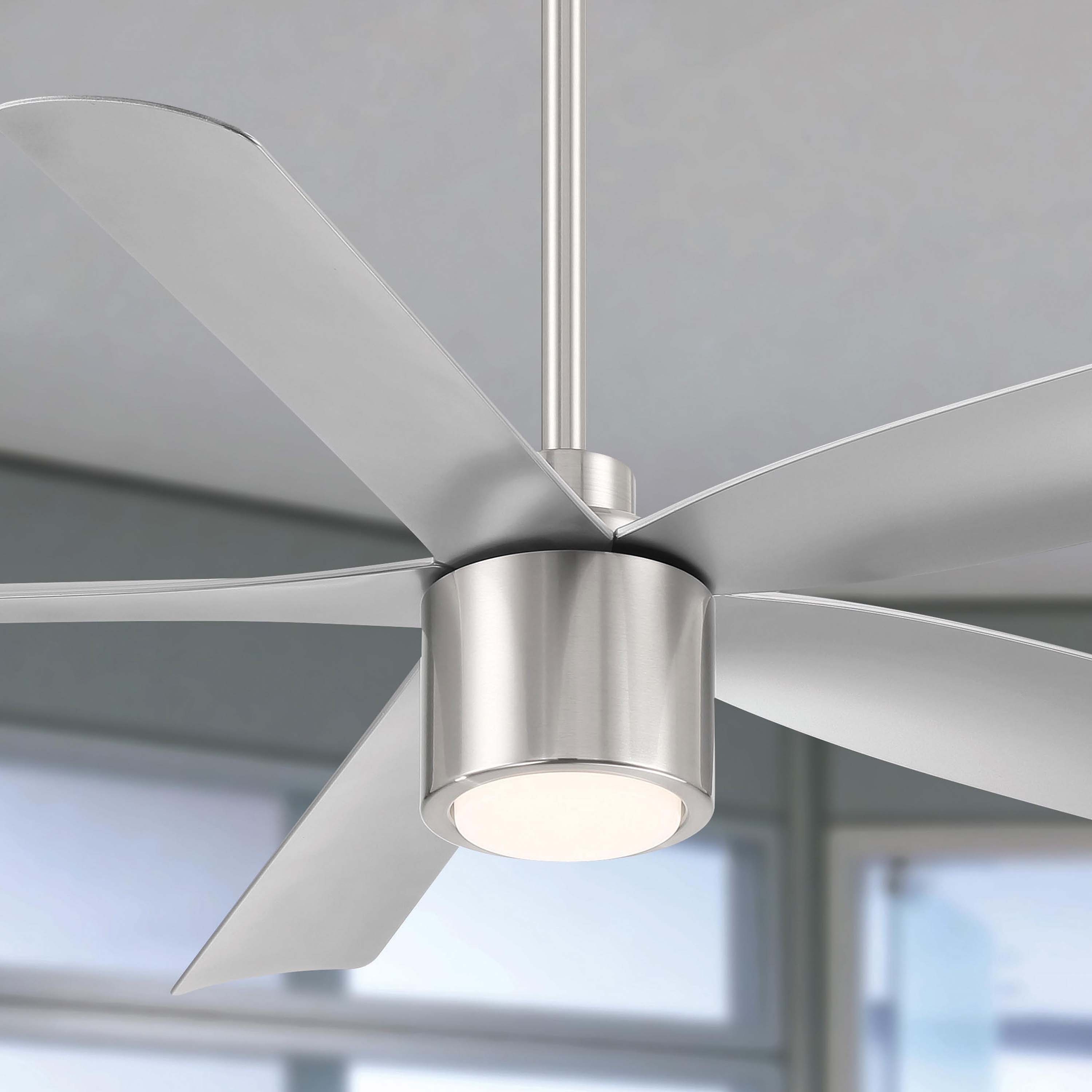 RAVIAN® 52" 5-Blade Ceiling Fan in brushed nickel