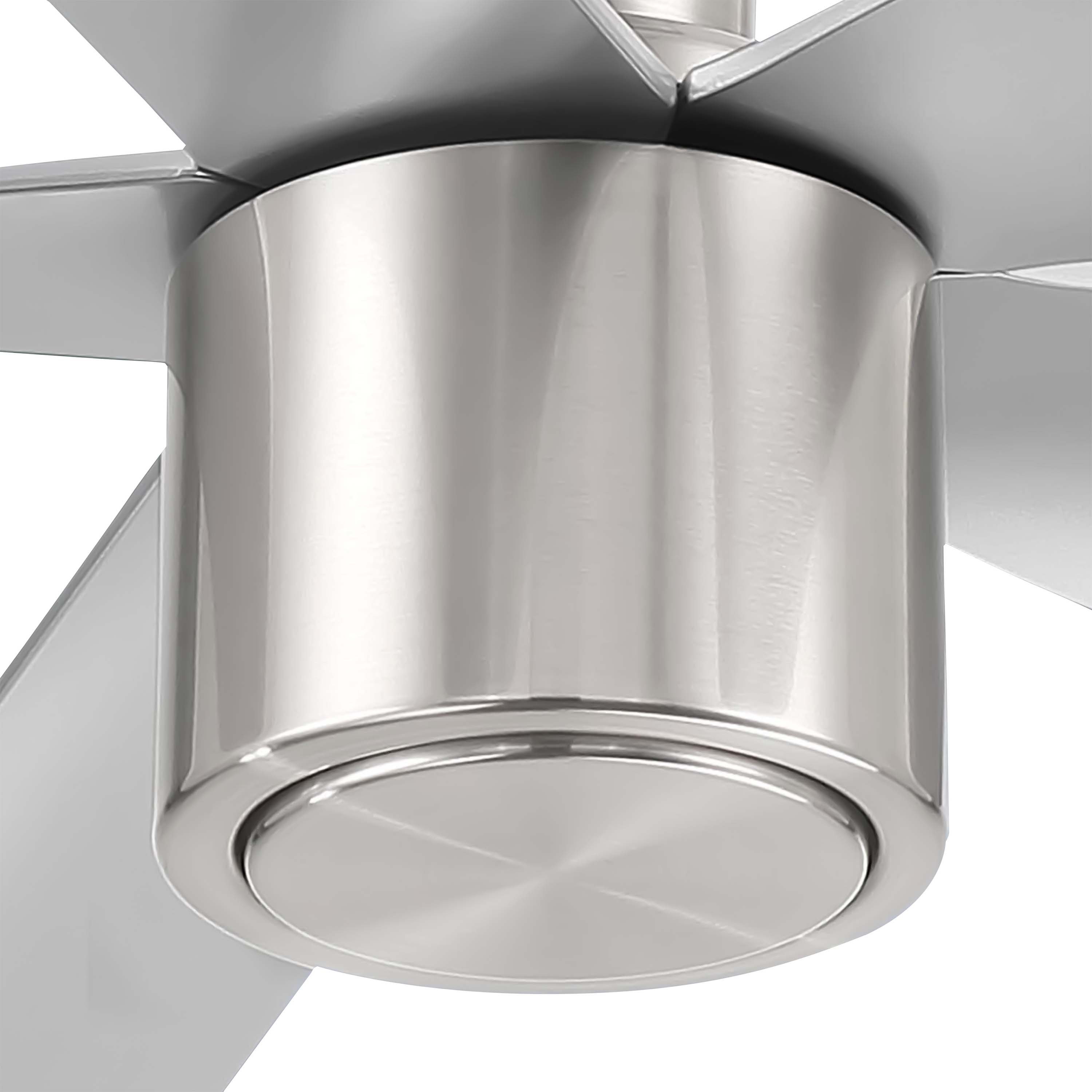 RAVIAN® 60" 5-blade ceiling fan with sleek modern design and remote control for large rooms