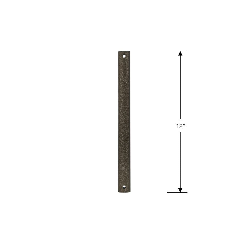 Steel Fandelier Downrod | Charred Iron